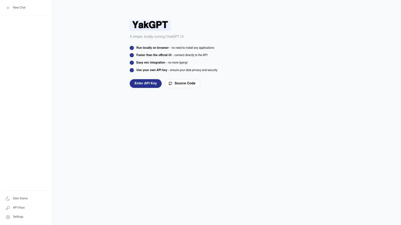YakGPT screenshot