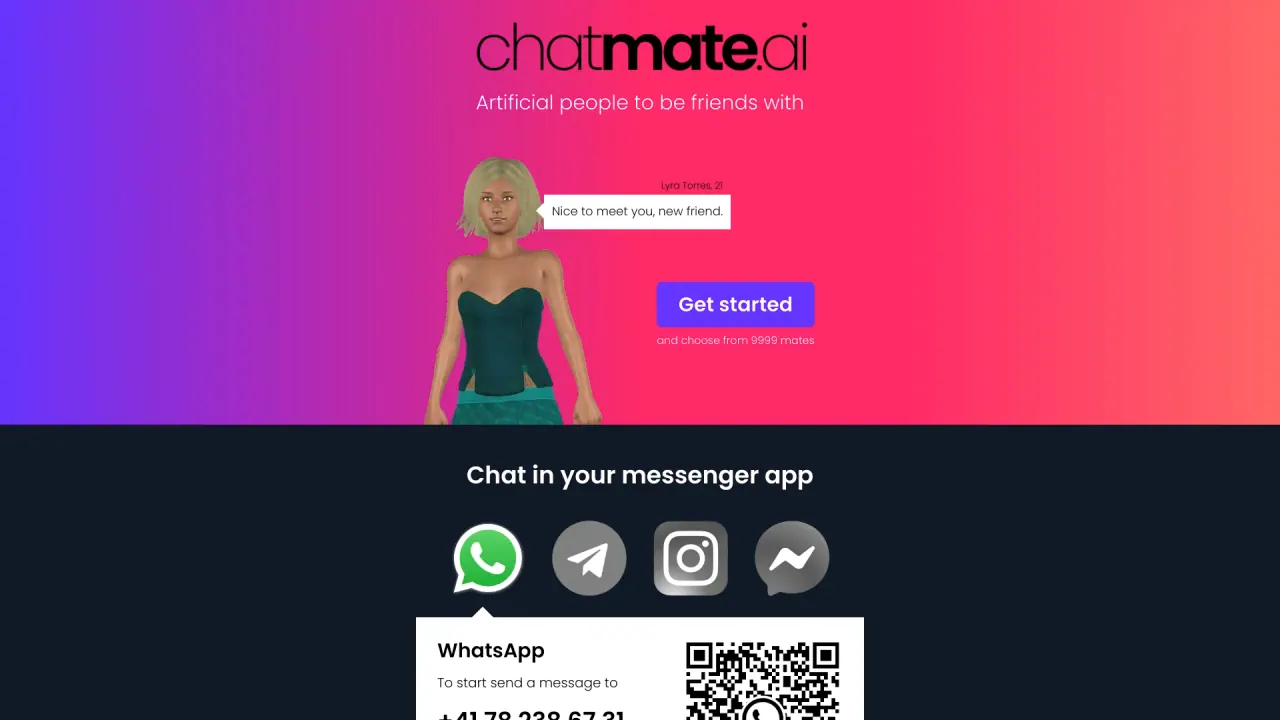 Chatmate AI screenshot