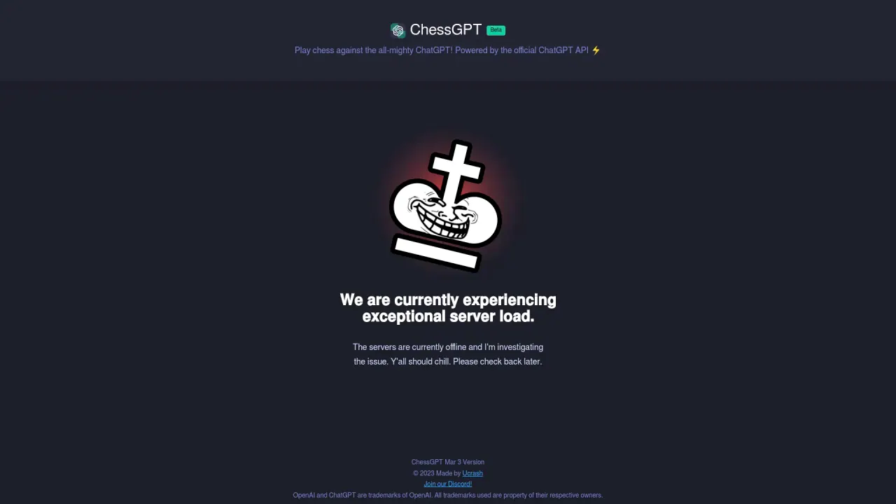 ChessGPT screenshot