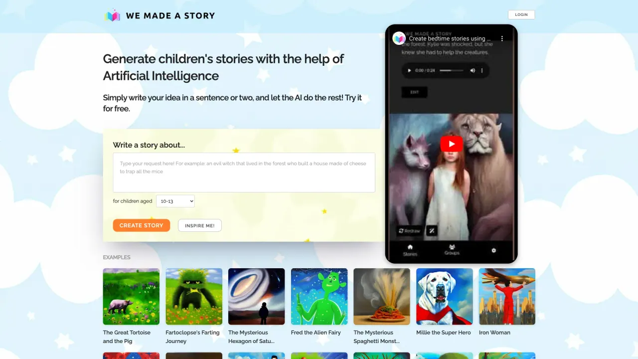 WeMadeAStory screenshot
