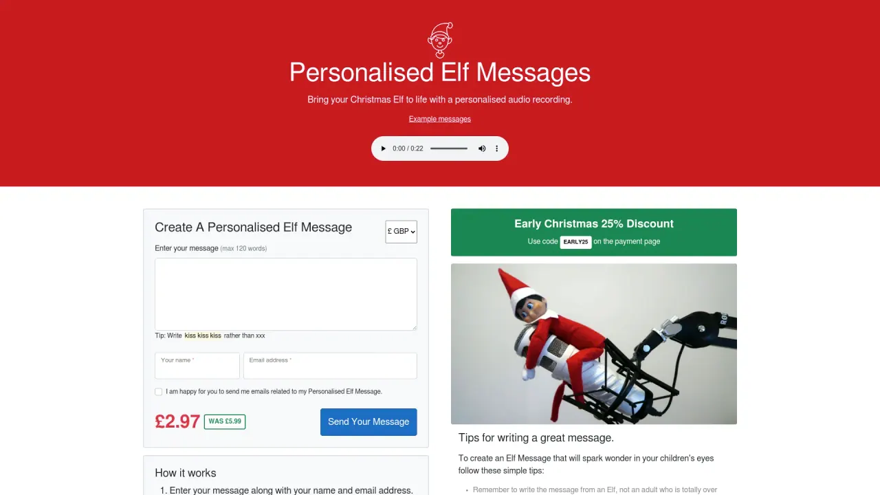 Elfmessages screenshot