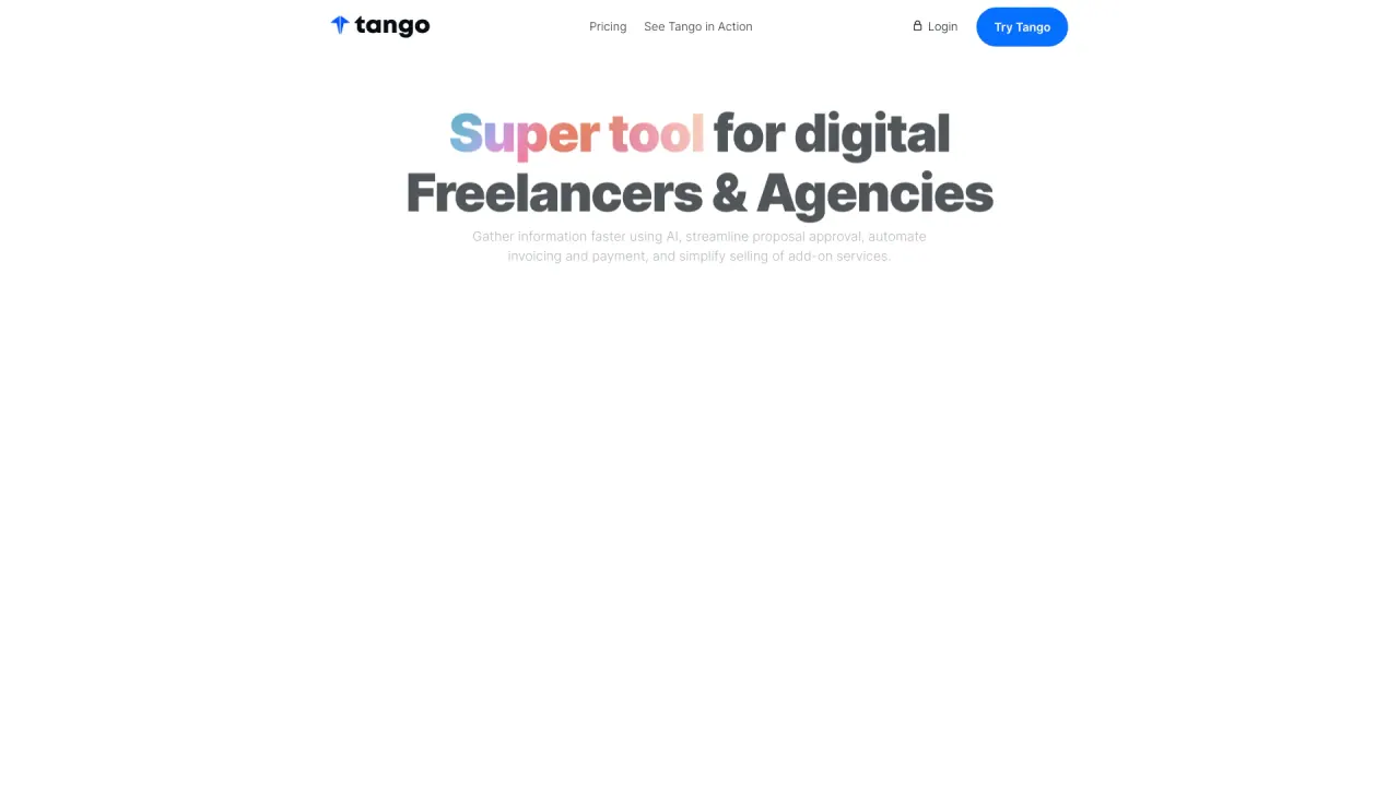 Tango AI screenshot