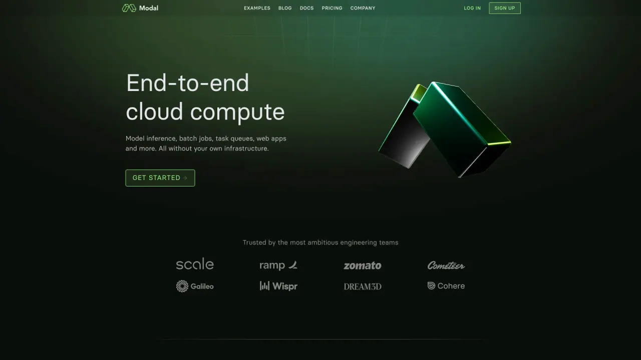 Modal screenshot