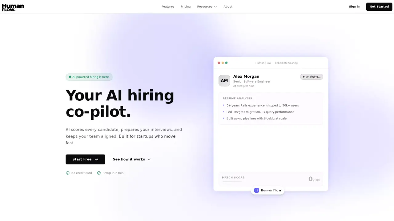 HumanFlow screenshot