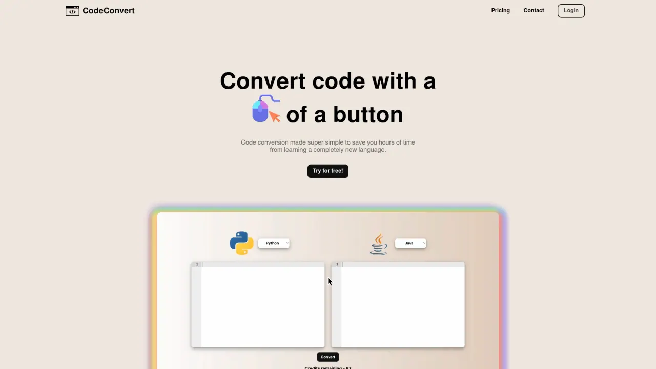 CodeconvertAI screenshot