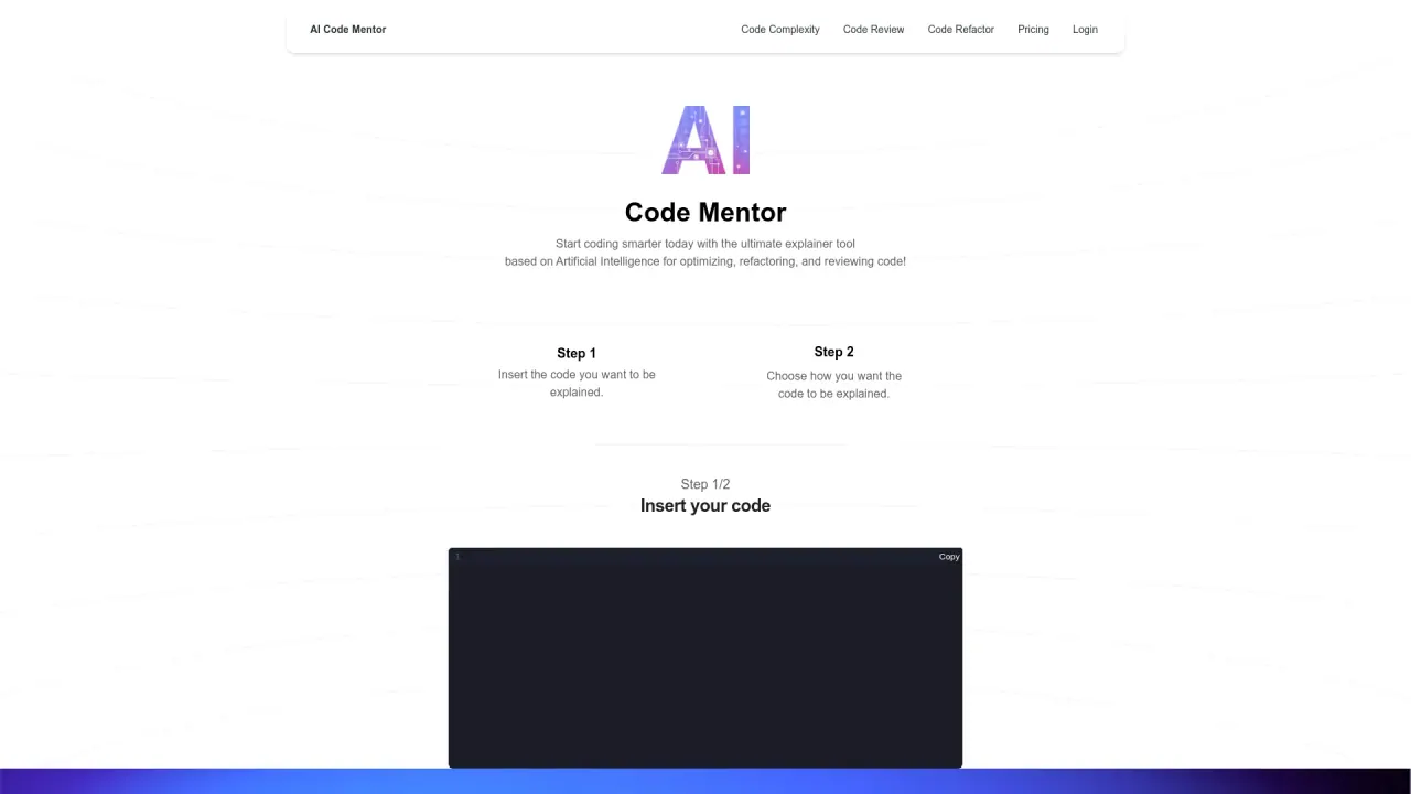 Code Mentor AI screenshot