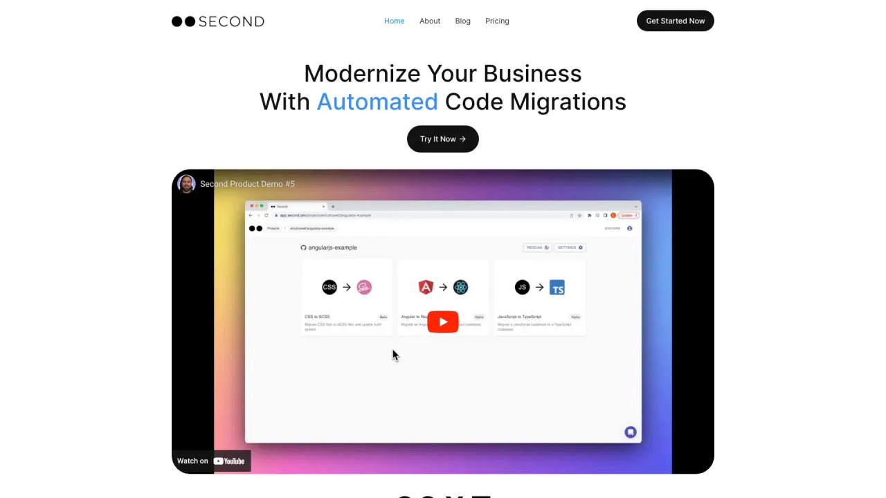 SecondDev screenshot