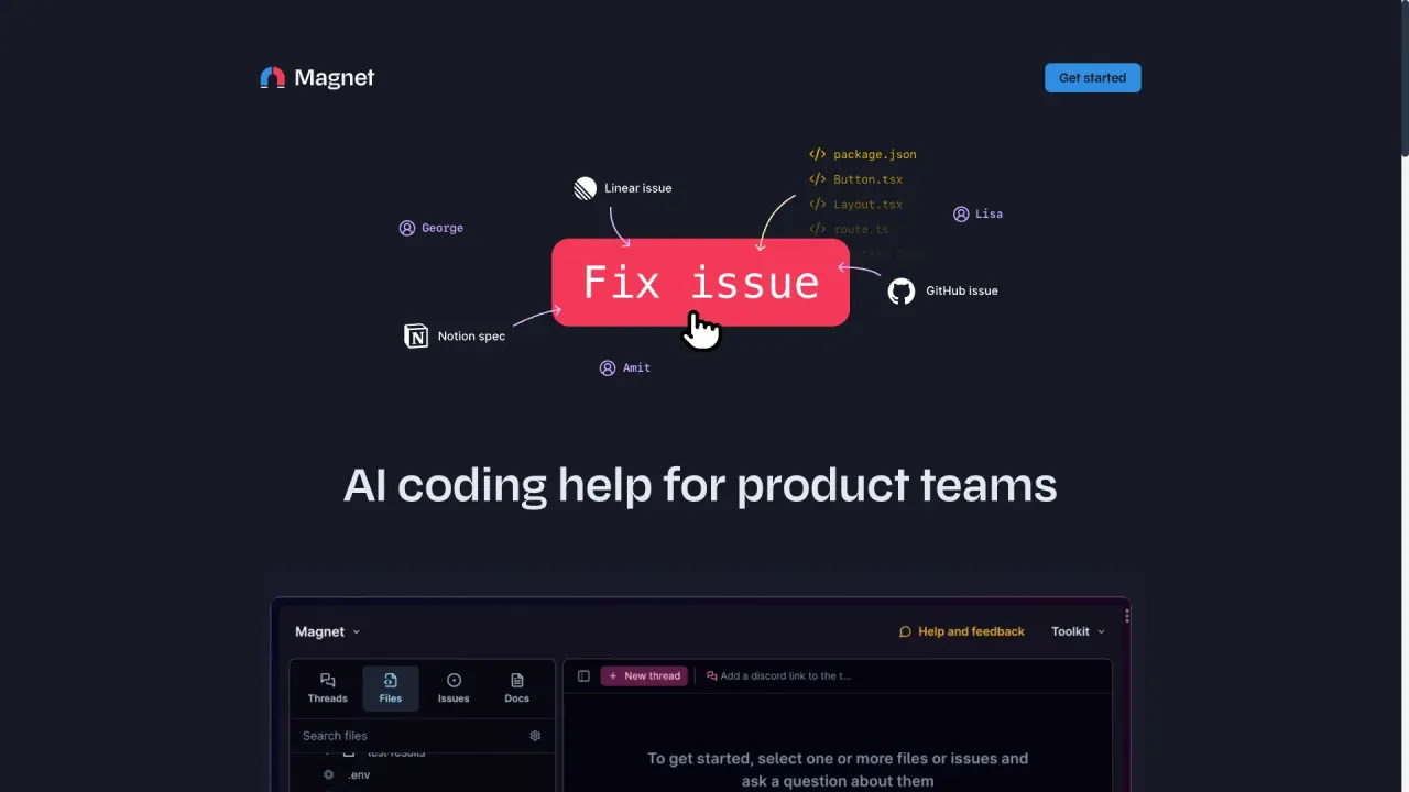 Magnet screenshot