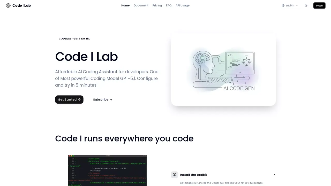 CodeI screenshot