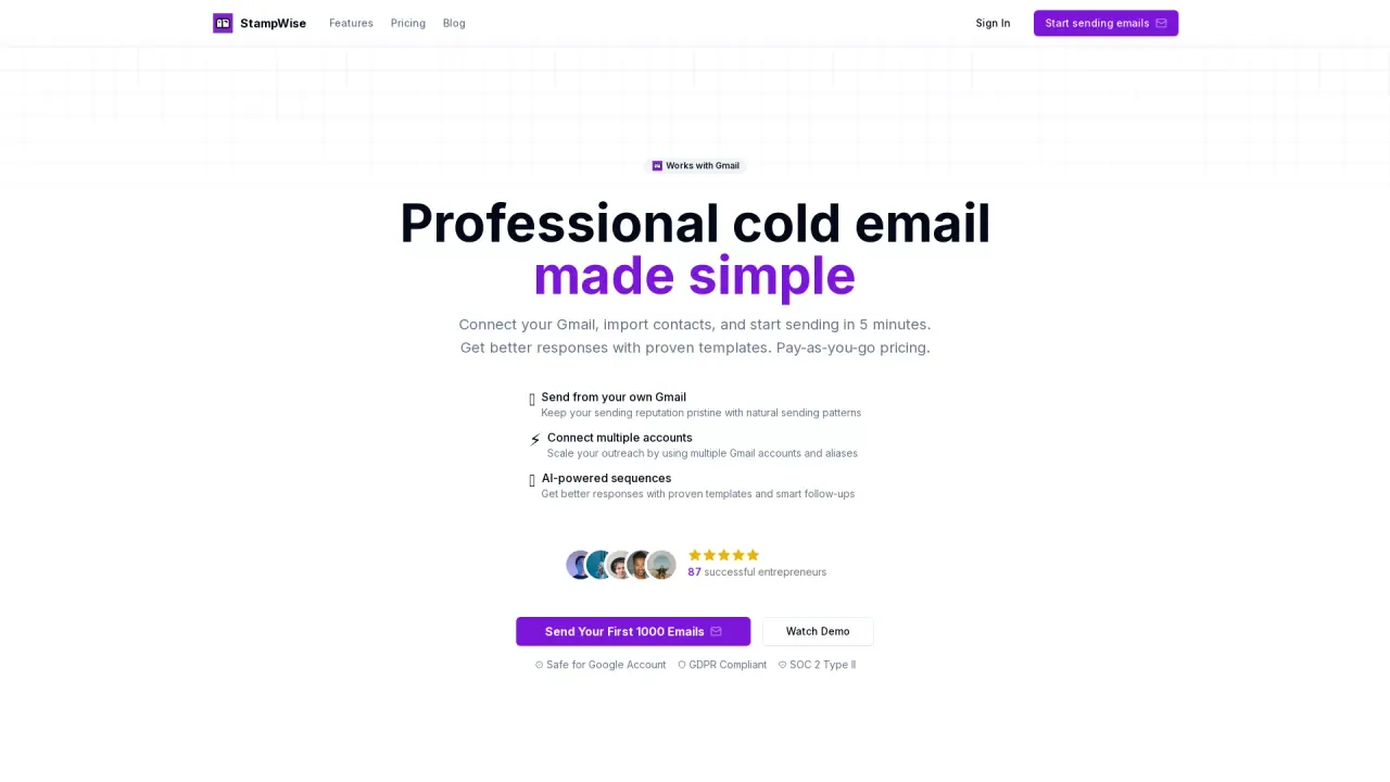 StampWise screenshot
