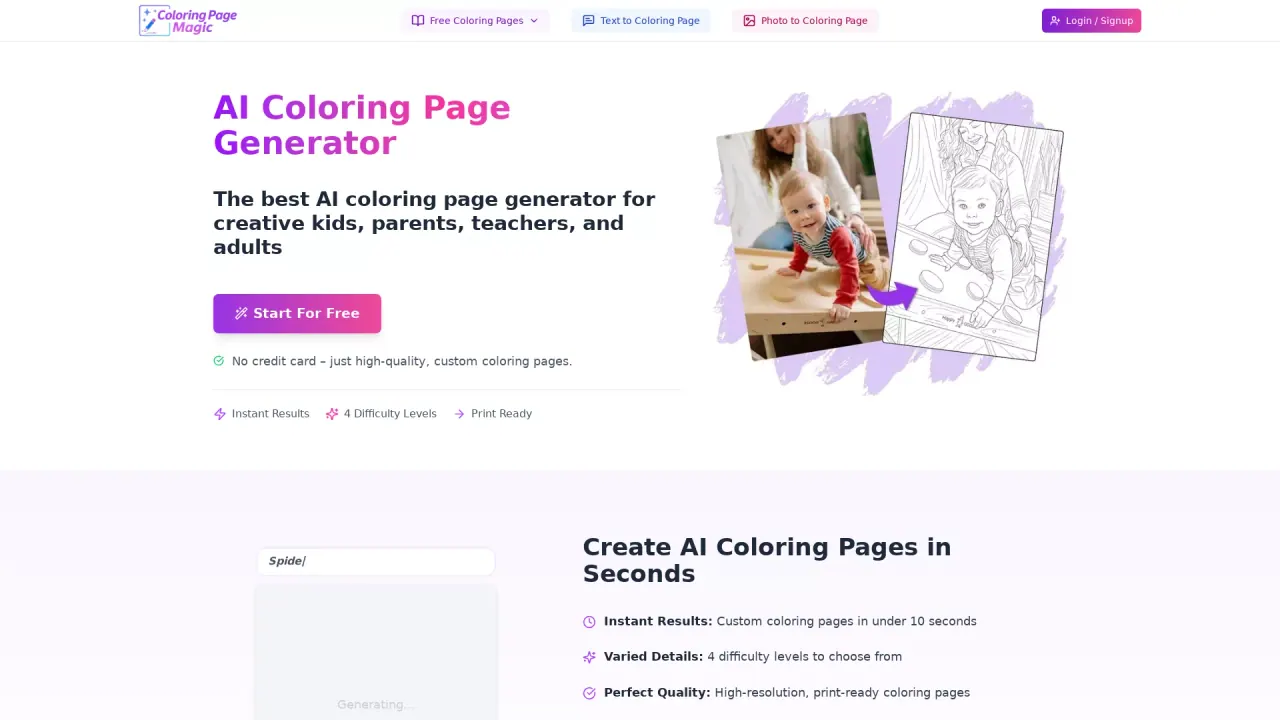 ColoringPageMagic screenshot
