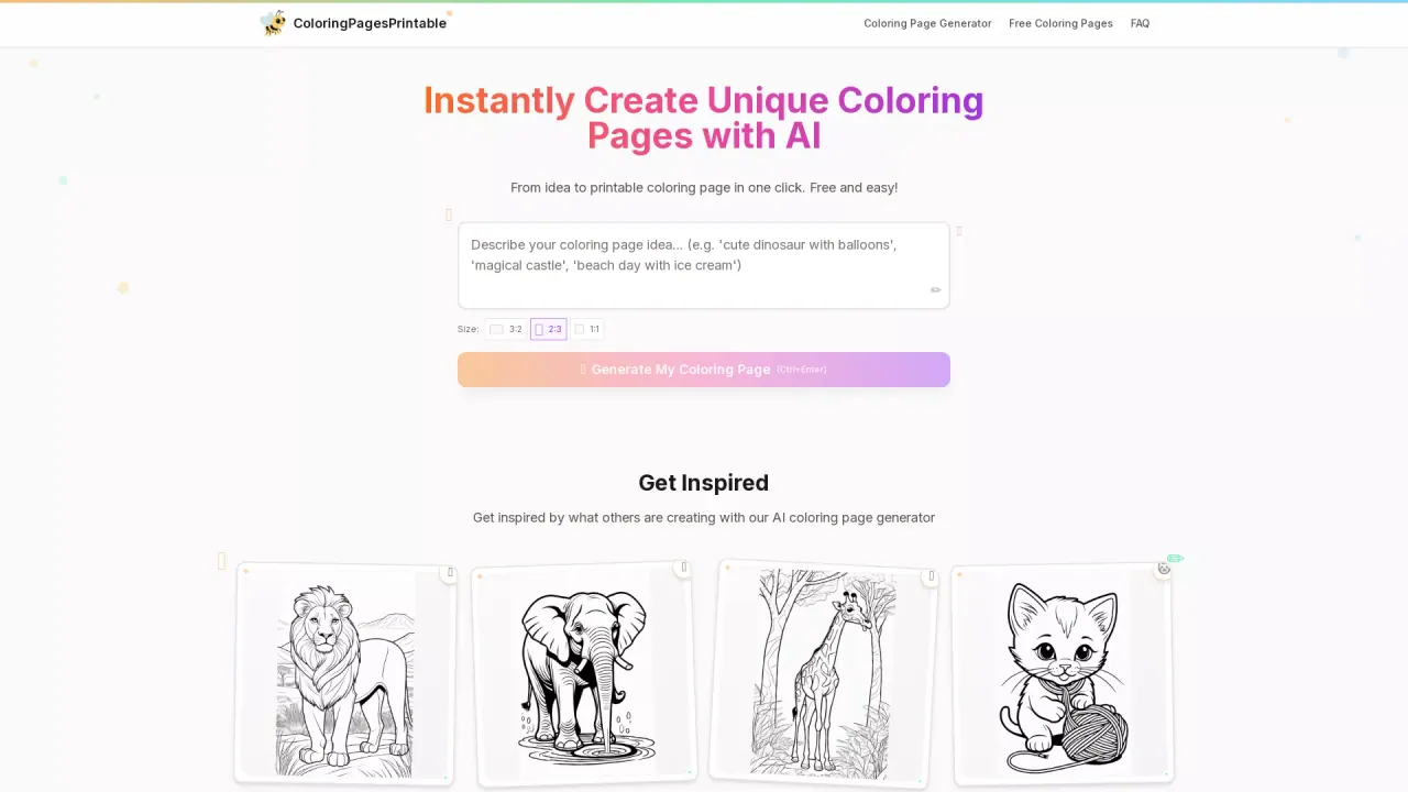 ColoringPagesPrintable screenshot