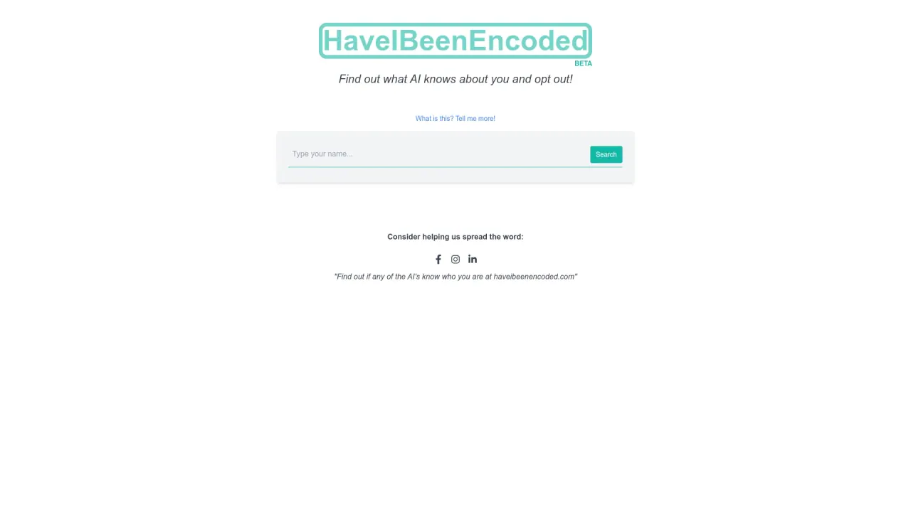 Haveibeenencoded screenshot