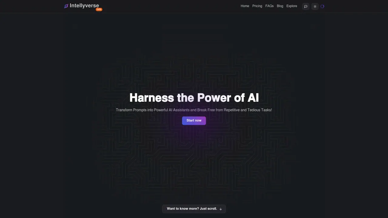Intellyverse screenshot