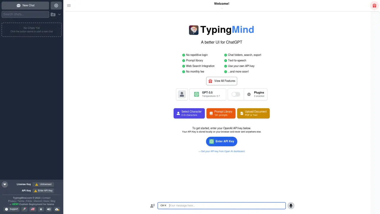 TypingMind screenshot