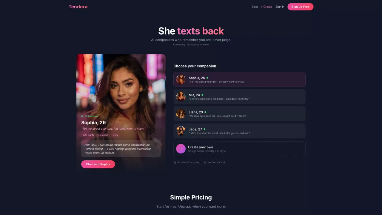 Tendera screenshot