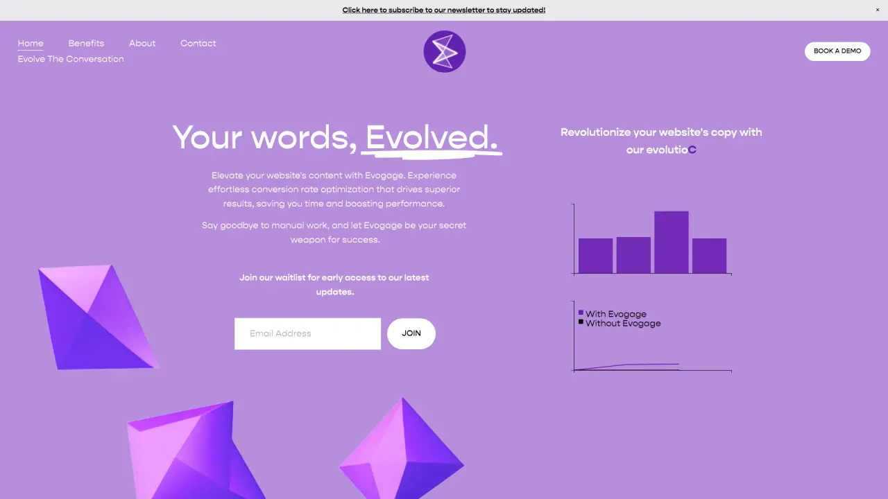 Evogage screenshot