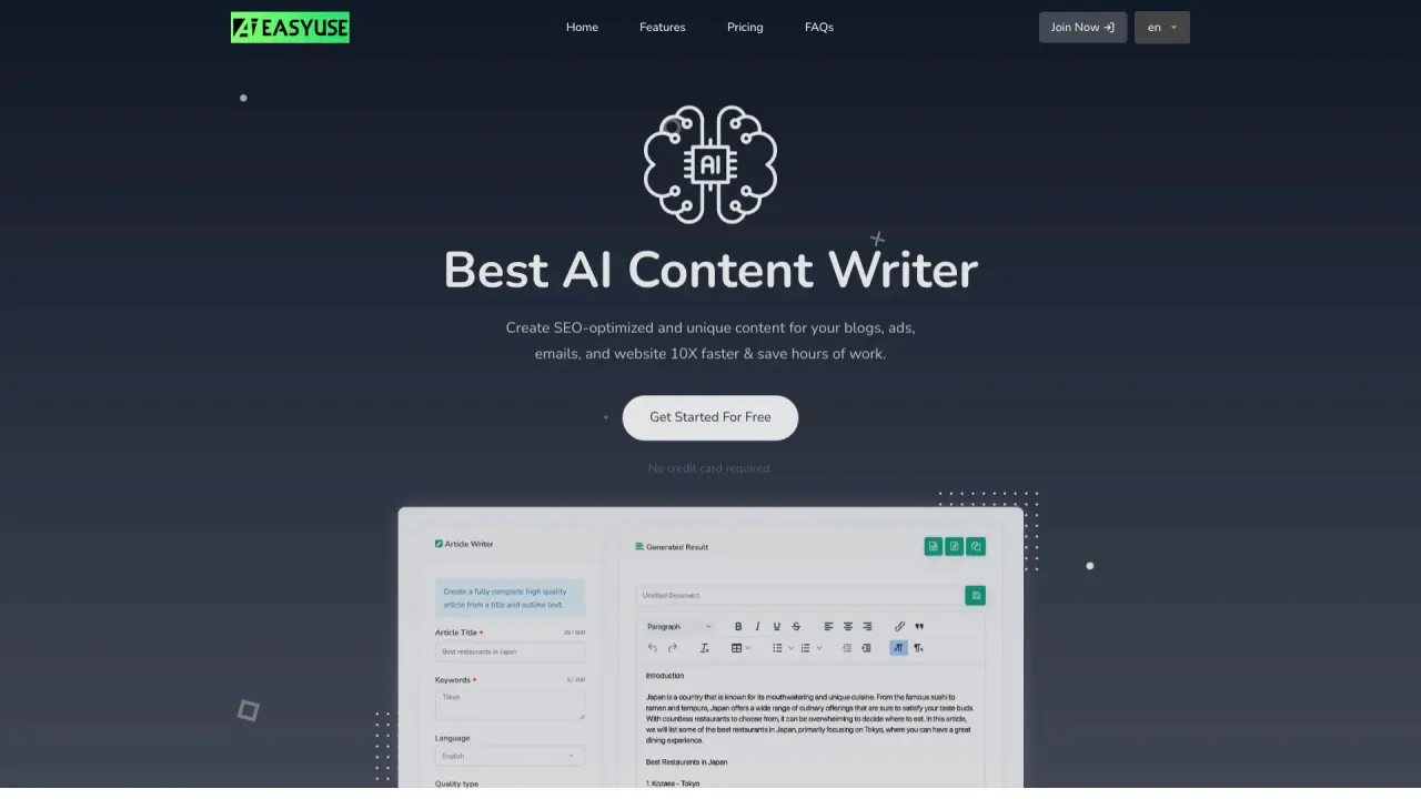 AIEasyUse screenshot