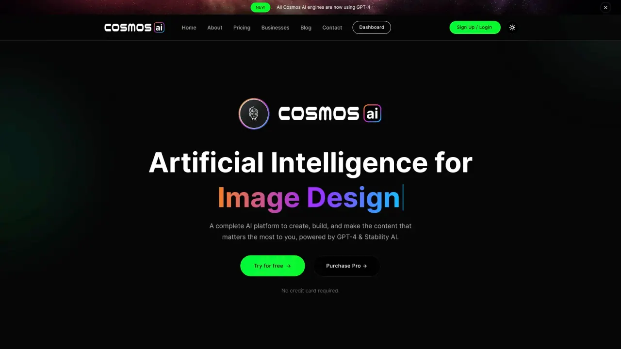 Cosmos AI screenshot