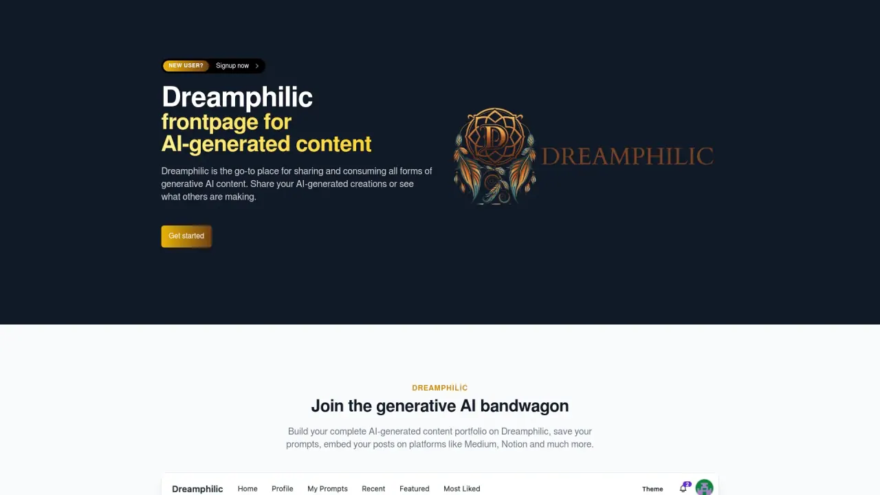 Dreamphilic screenshot