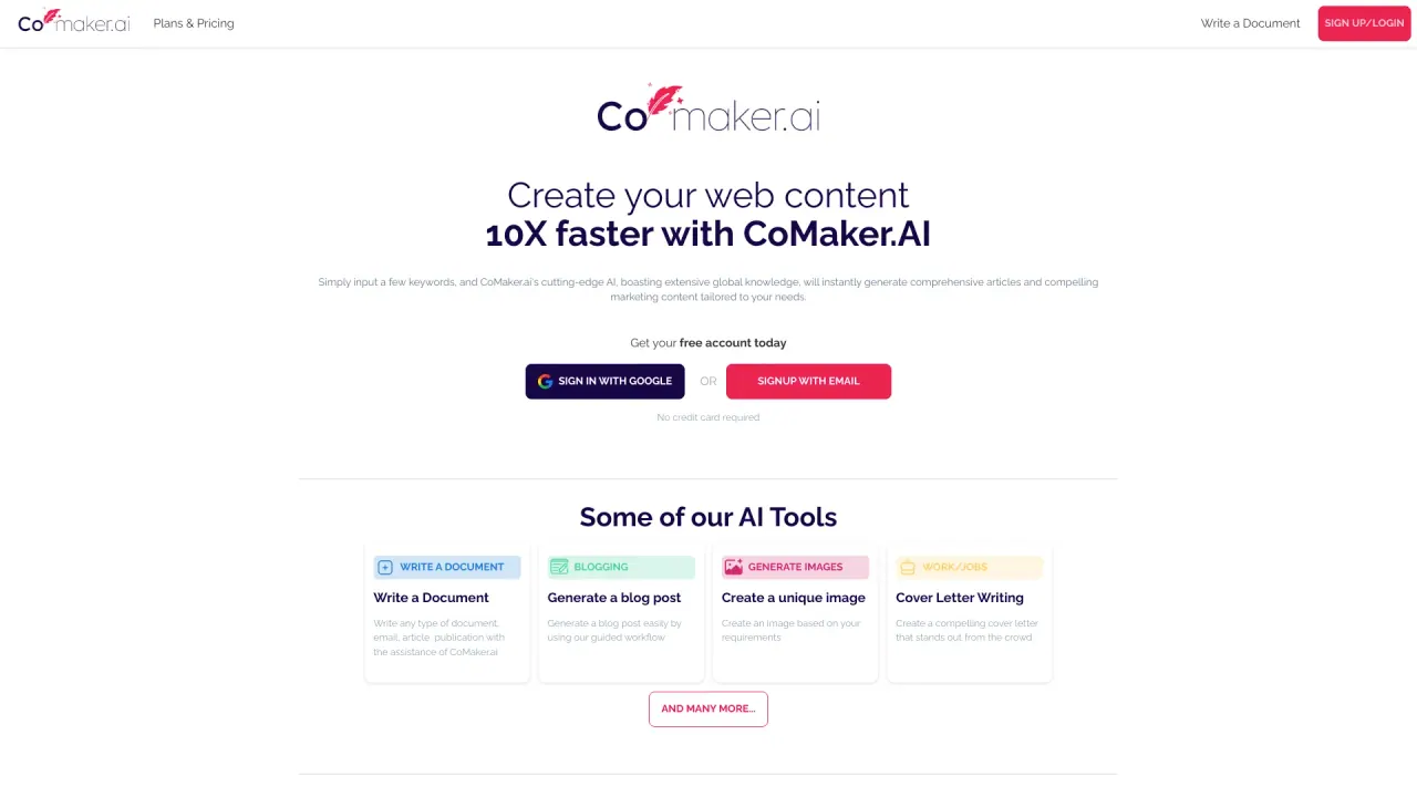 ComakerAI screenshot