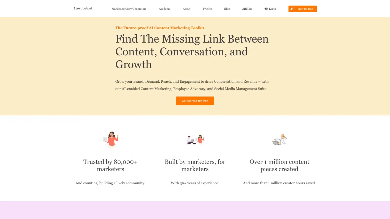 StorylabAI screenshot