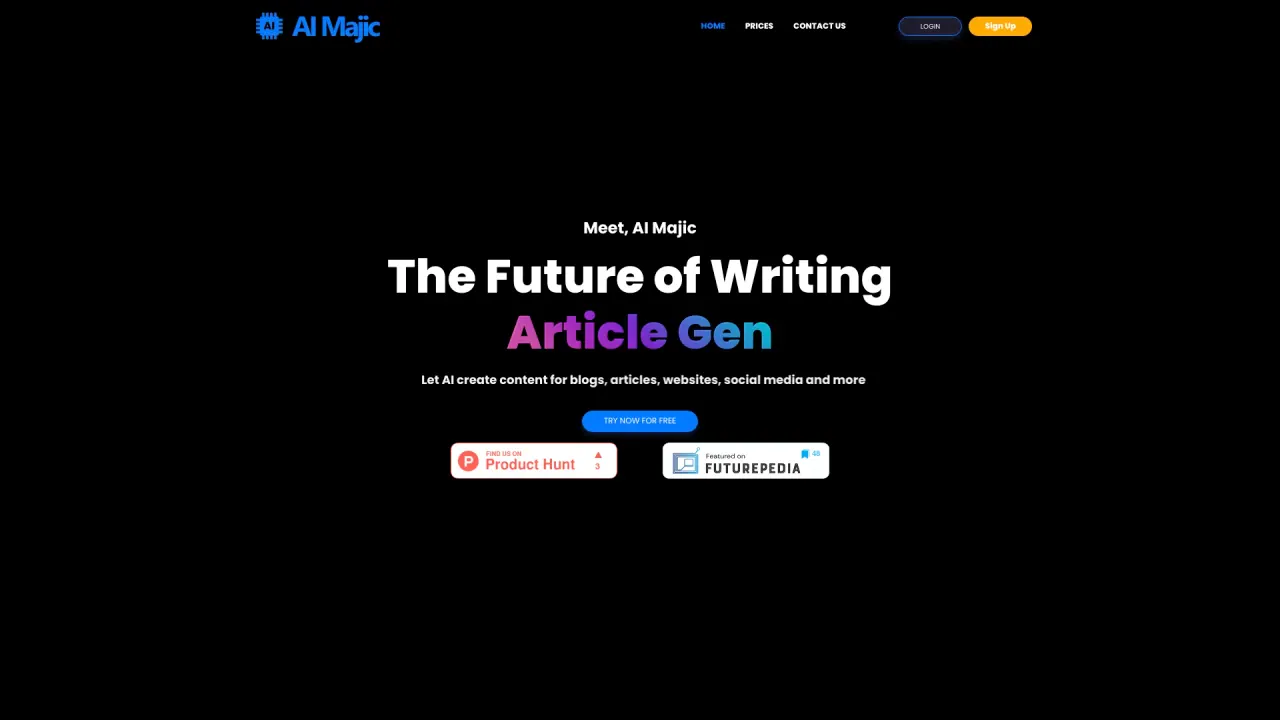 Aimajic screenshot
