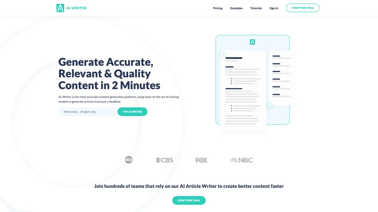 AI Writer screenshot