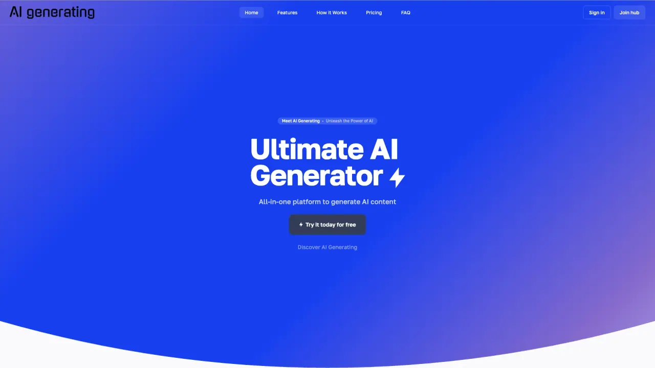 AIGeneratingOnline screenshot