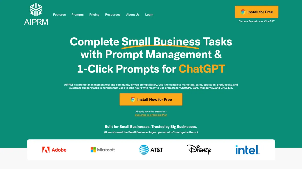 AIPRM screenshot
