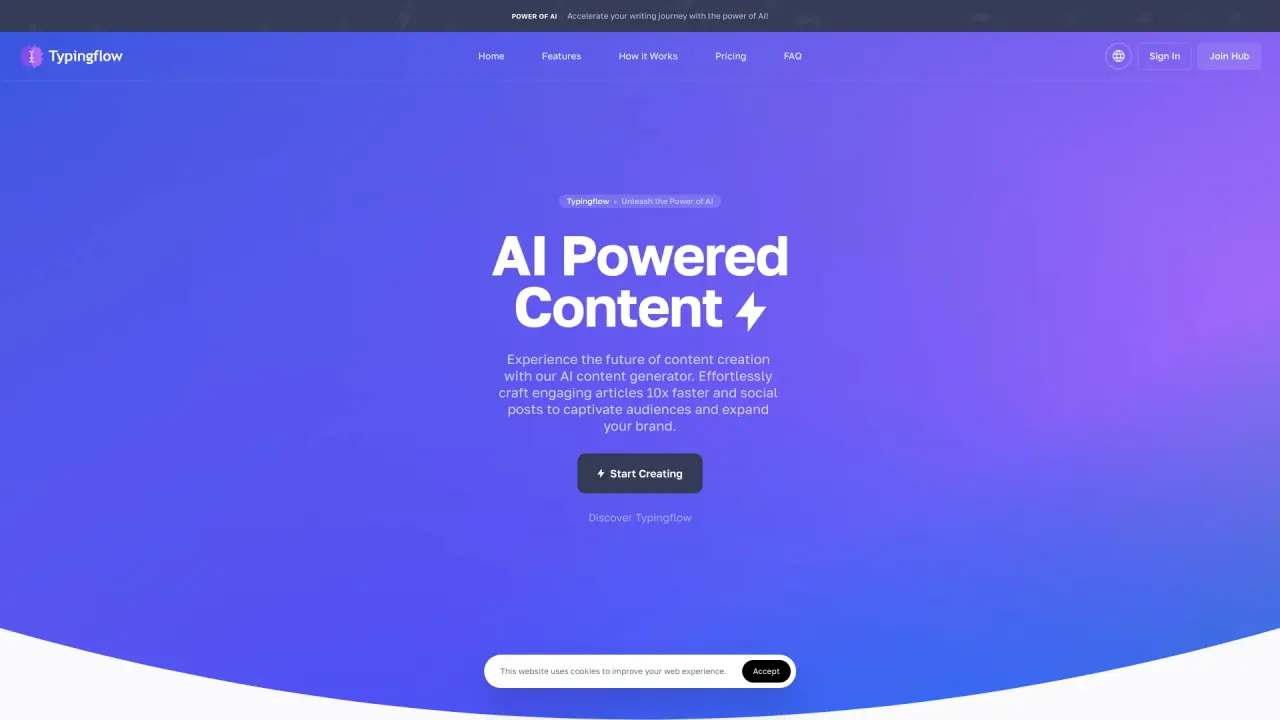 Typingflow screenshot
