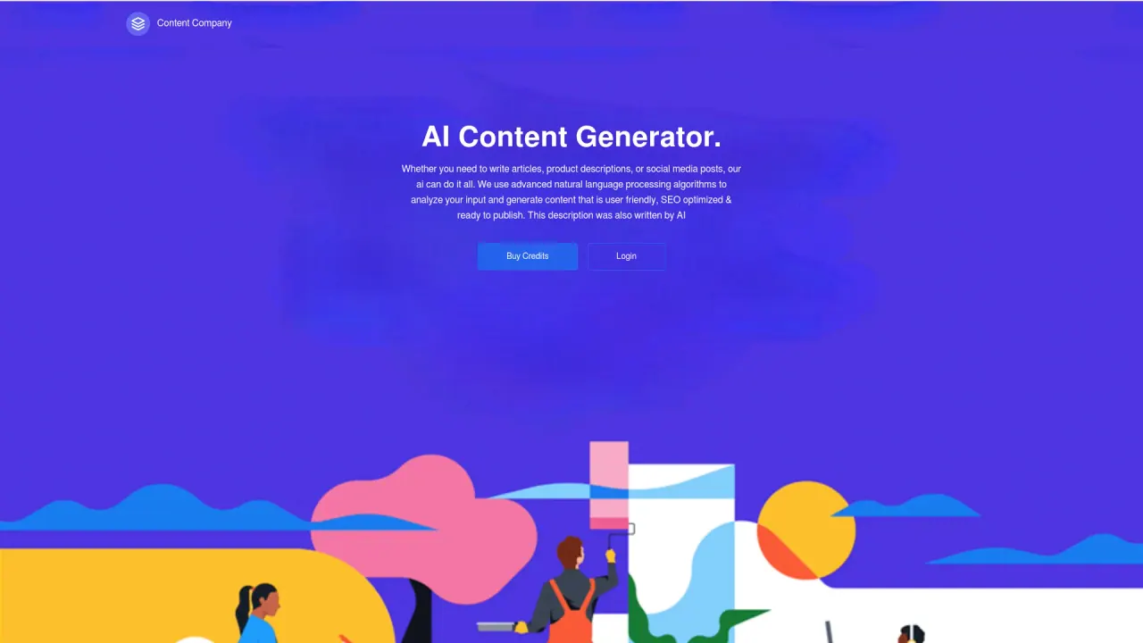 Content Company screenshot