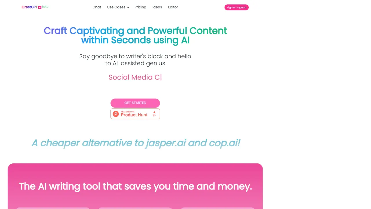 CrestGPT screenshot