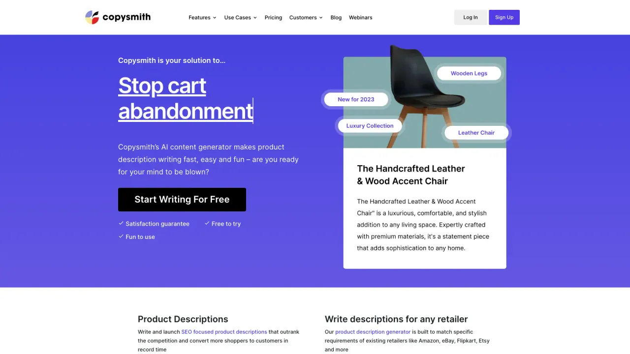 Copysmith screenshot