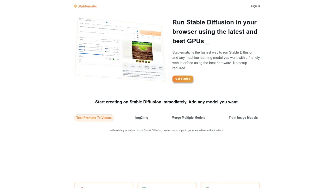 Stablematic screenshot