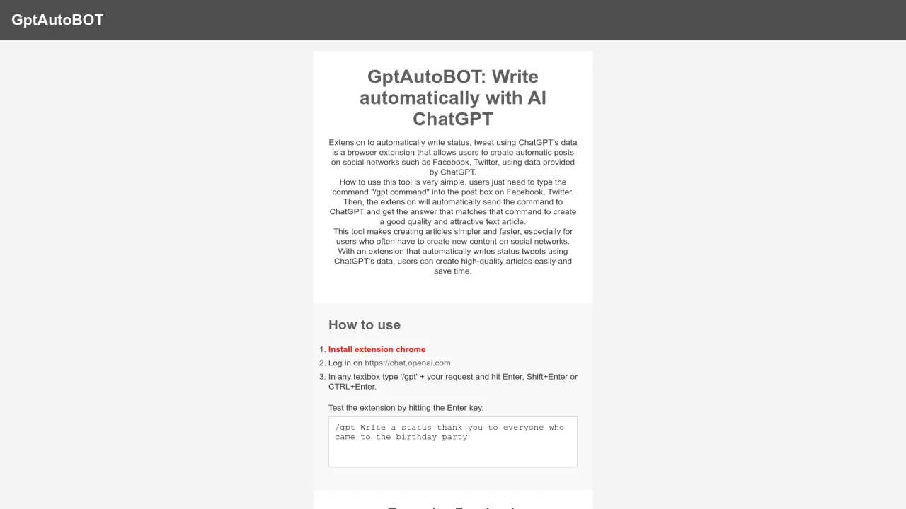 GPTautobot screenshot