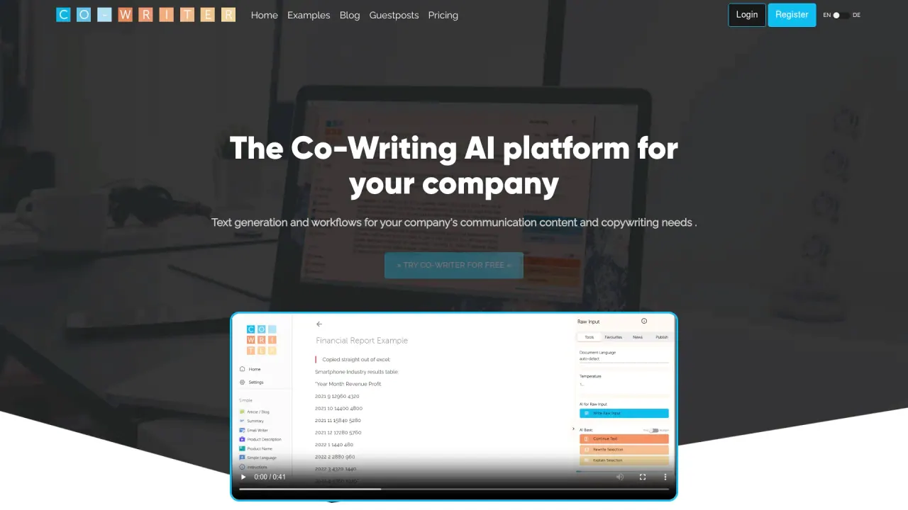 Pro Writer screenshot
