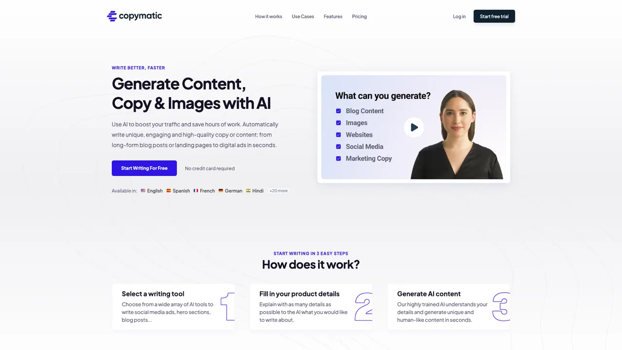 Copymatic screenshot