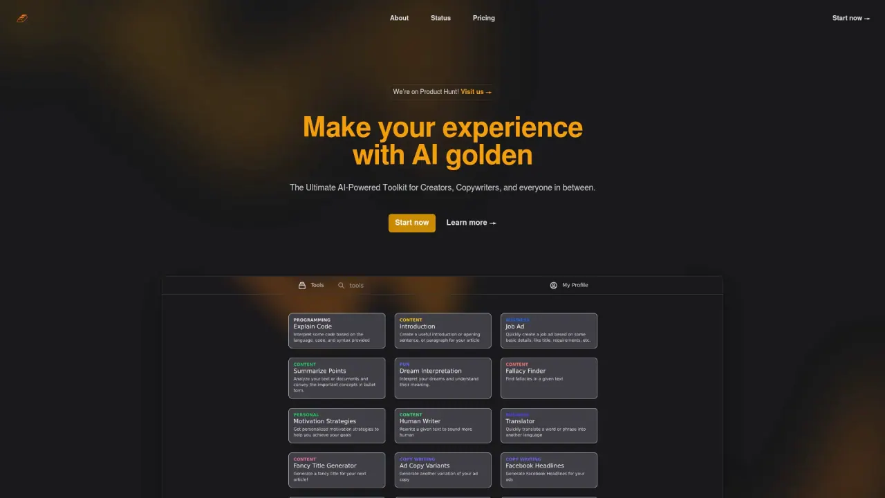 Golden Chat screenshot