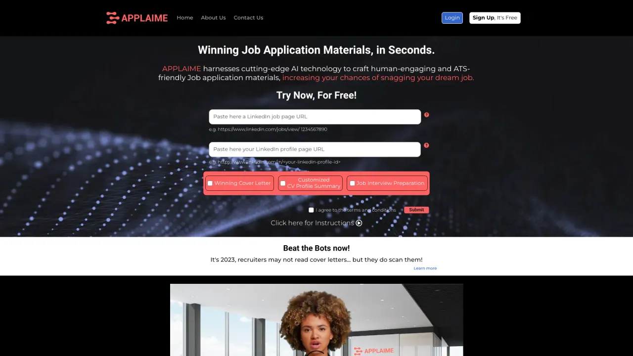 Applaime screenshot