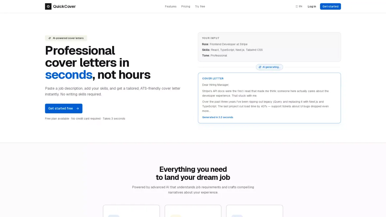 QuickCover screenshot
