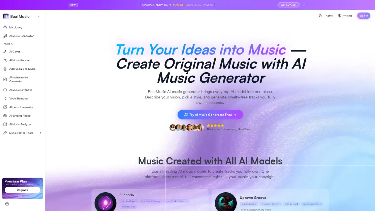 BeatMusic screenshot