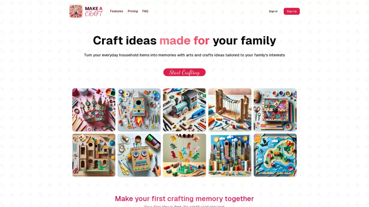 Make A Craft screenshot