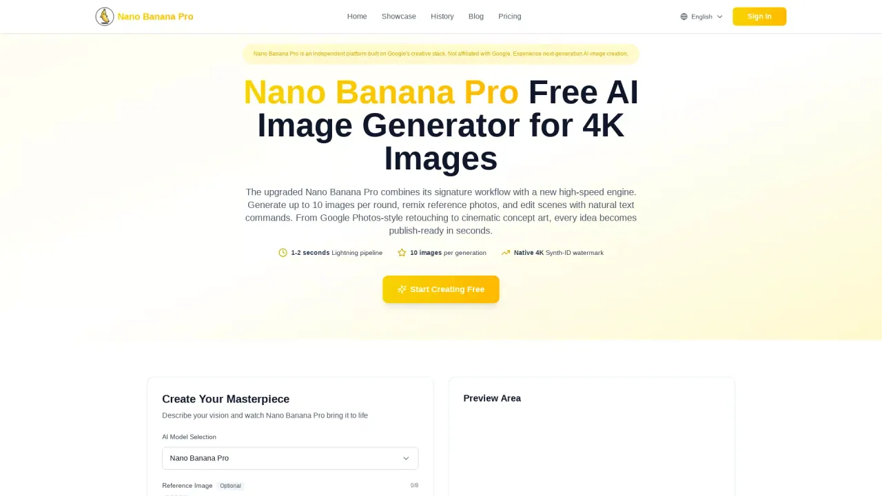 NanoBananaProAI screenshot