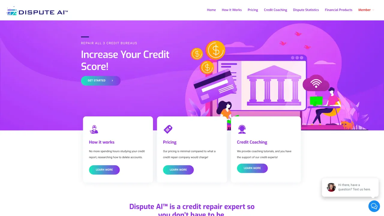 Dispute AI screenshot