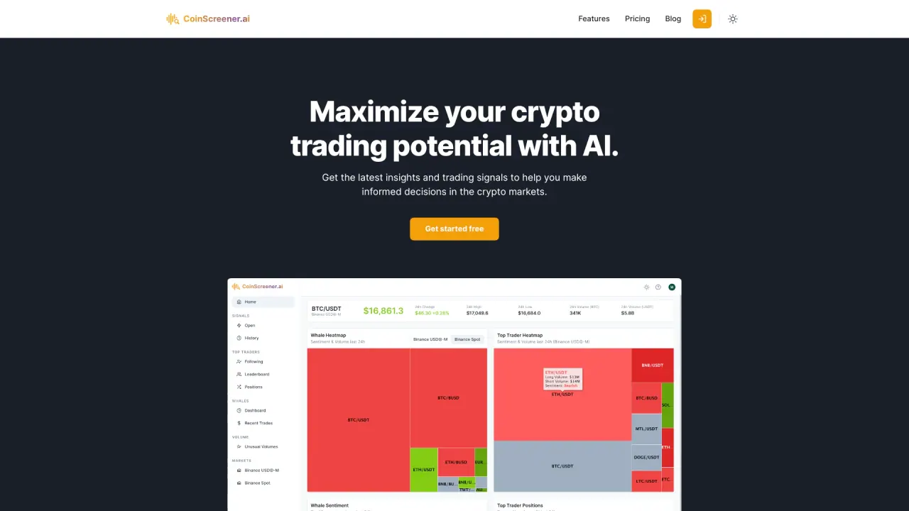 CoinScreener screenshot