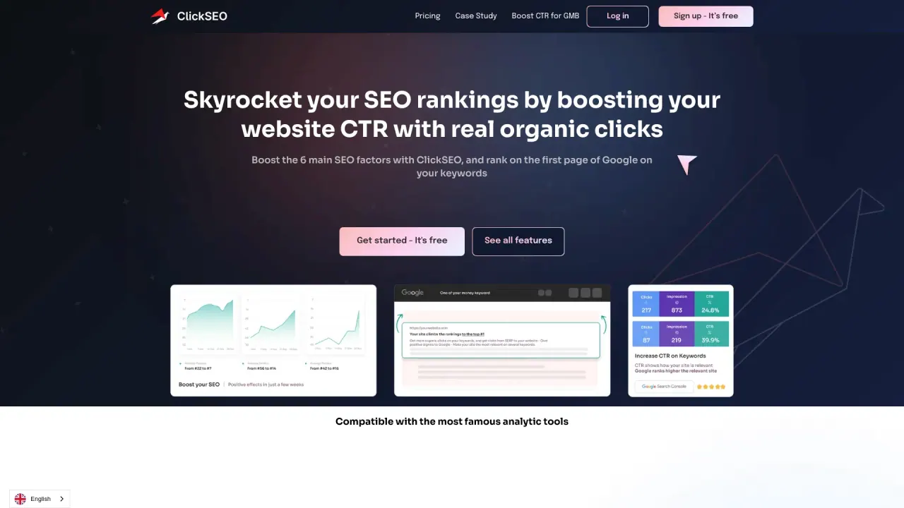 ClickSEO screenshot