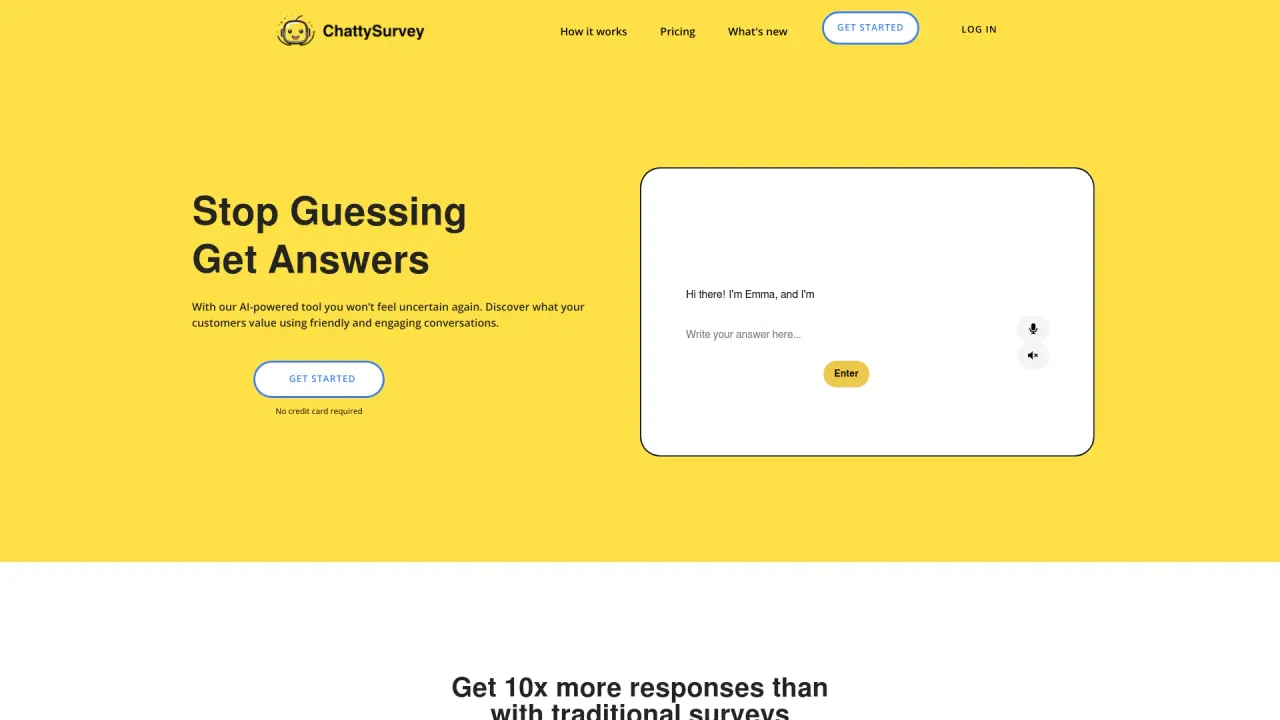 ChattySurvey screenshot