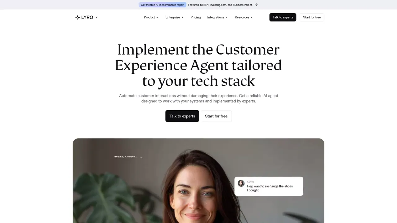 Lyro screenshot