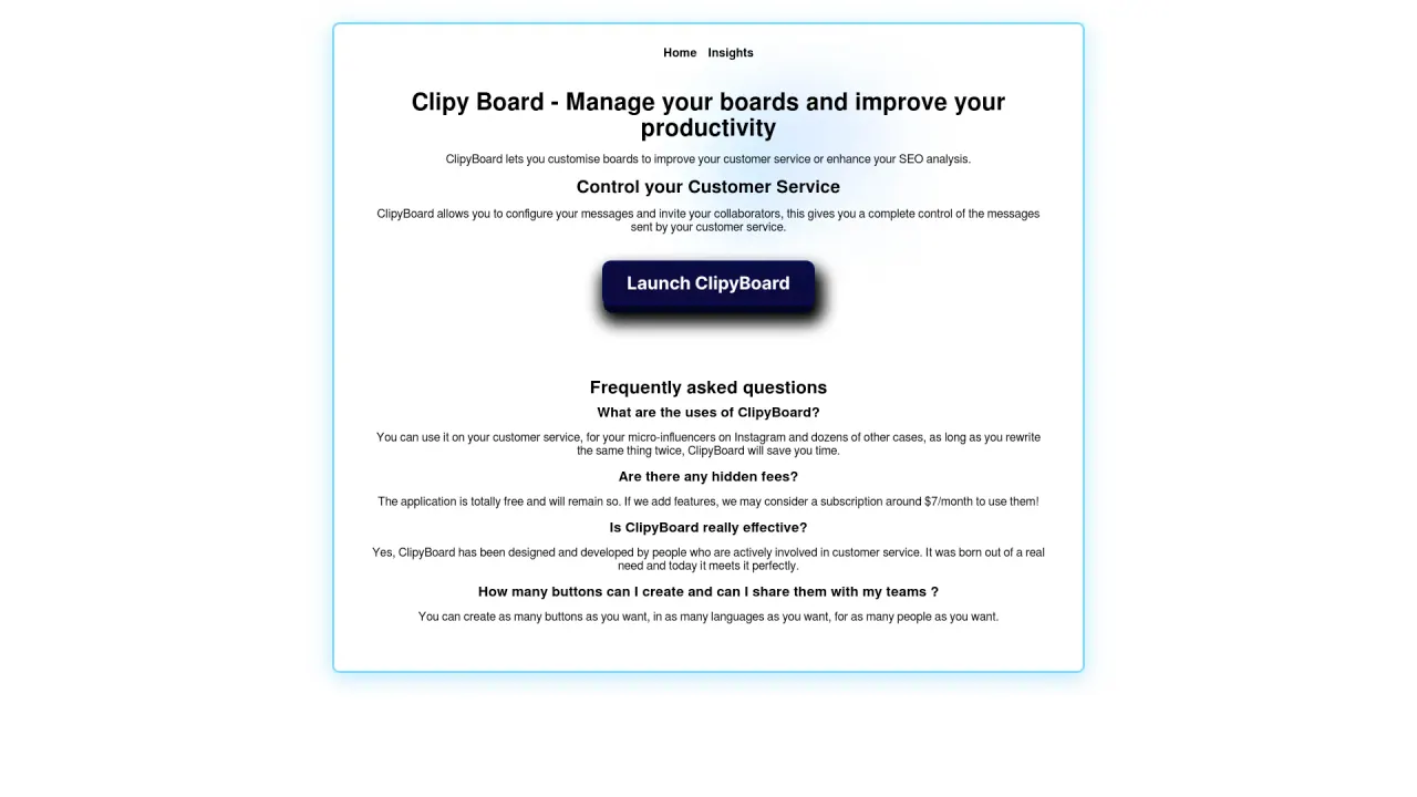 ClipyBoard screenshot